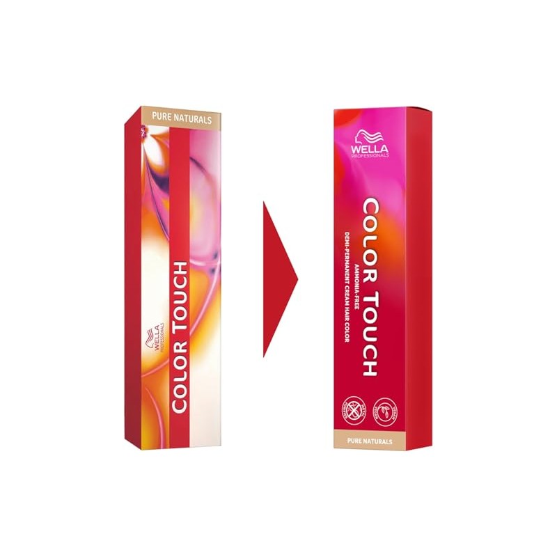 Color Touch Pure Naturals 6/05 Dark Blonde Natural Mahogany 60