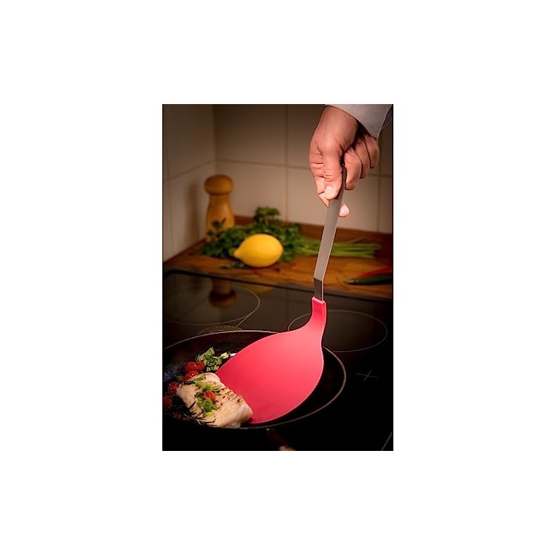 SELVA XXL Stainless Steel and Nylon Spatula 16.5 x 16.5