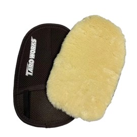 TARO WORKS Car Wash Sponge, Car Wash Mitt, Mutton Fiber, Hand Wash, Washing Glove, 2-Piece Set