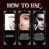 Guxelle White Liquid Foundation, Waterproof Full Coverage Foundation Mixer, White