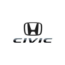 Gloss Black H-Mark & Civic Emblems