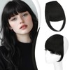 Felendy Clip in Bangs, Synthetic Fake Bang Hair Clip, French