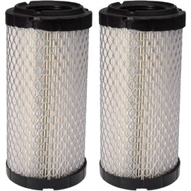 Paquete de 2 filtros de aire para Kawasaki Mule, John Deere M113621, Fleetguard AF25550, Donaldson P822686, Wix 546449, NAPA 6449, Baldwin PA4632 AF2555000 Reemplazo#11013-1290 1101010101 3-70229