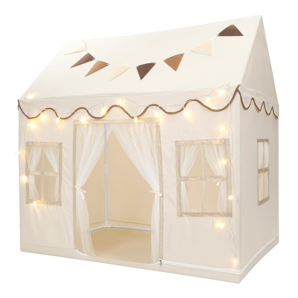 BOLERLE Kids Play Tent, Toddlers Large Playhouse with Star String,