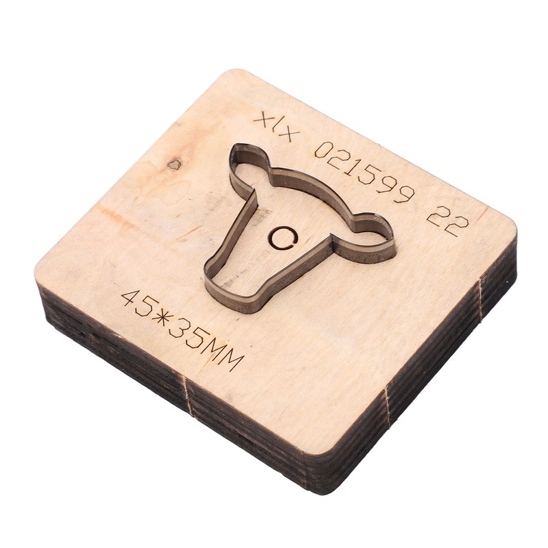 Leather Cutting Mold Bull Head Shape Small Deformation Alloy Steel