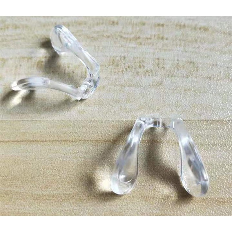 PERFFITT Clear Transparent Rubber Silicon Conjoined Saddle Anti-Slip Nose Bridge