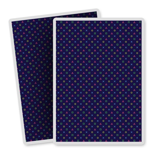 Vinyl Rectangle Vertical (Portrait) Stickers (Set of 2) 10cm -