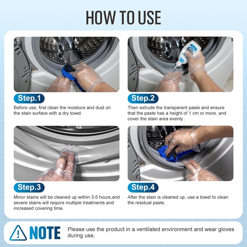 Leopong Home Cleaner Gel, Cleaner for Washing Machine, Refrigerator Strips,