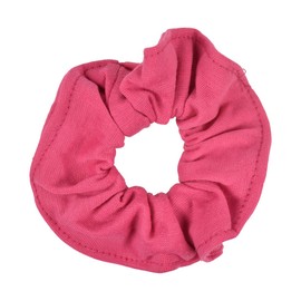 36 Pcs Large Solid Scrunchies Hair Elastics - Hot Pink