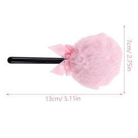 BESTYASH Borla de Maquillaje para Polvos Sueltos - Aplicador de Terciopelo para Polvos Sueltos Y Compactos, Ideal para Uso Diario Y Pieles Sensibles. 