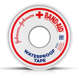 Red Cross Band-Aid Brand of First Aid Products Waterproof Tape to Secure Bandages, 1 Inch by 10 Yards