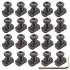24 Pack Mlok T-Nuts & Screws Replacement Sets M4 Steel,