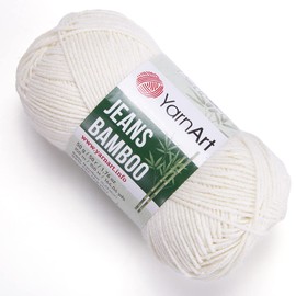 YARNART Bamboo Blend Yarn%50 Bamboo%50 PAC 1 Skein Yarn 1.76 OZ 164 YDS Pack of 1 for SIPRING and Summer Kintting Projects (102)