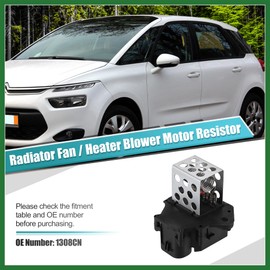 Motoforti Engine Radiator Cooling Fan Resistor for Peugeot Partner 1996-2015 Long-lasting