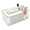 Discoball Tissue Box Clear Tissue Holder Rectangular Napkin Dispenser Tissue