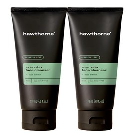 Hawthorne Limpiador facial diario para hombres con extracto de aloe y ceramidas calmantes. Para todo tipo de piel. Ingredientes naturales, vegano, sin