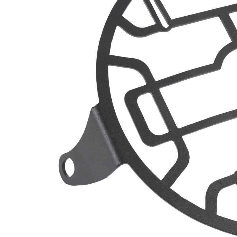 Motorcycle Headlight Cover, Metal Lightweight Stylish Look Headlamp Protector Cover