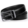 IGOLUMON Men's Leather Belt 32 mm Men's Belt Business Suit