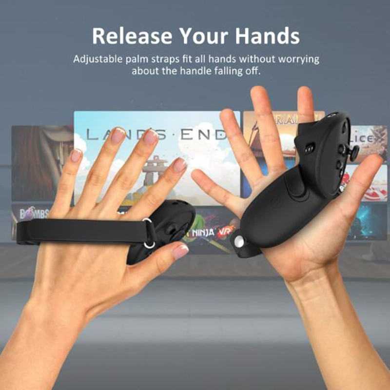 VR Touch Controller Grip Cover Compatible with Meta Quest Pro,