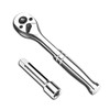 1/4-Inch Drive Ratchet Wrench, 90-Tooth Quick-release Reversible Ratchet Wrench with