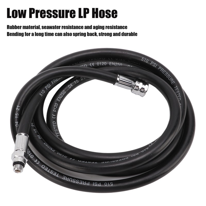 Scuba Diving Low Pressure LP Hose Rubber Gas Tube for