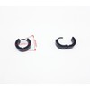 yueton 5 Pairs Men Unisex Stainless Steel Small Hoop Earrings