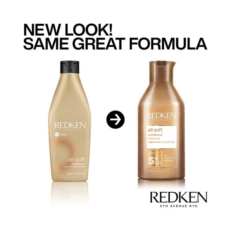 Redken All Soft Conditioner 300ml Double