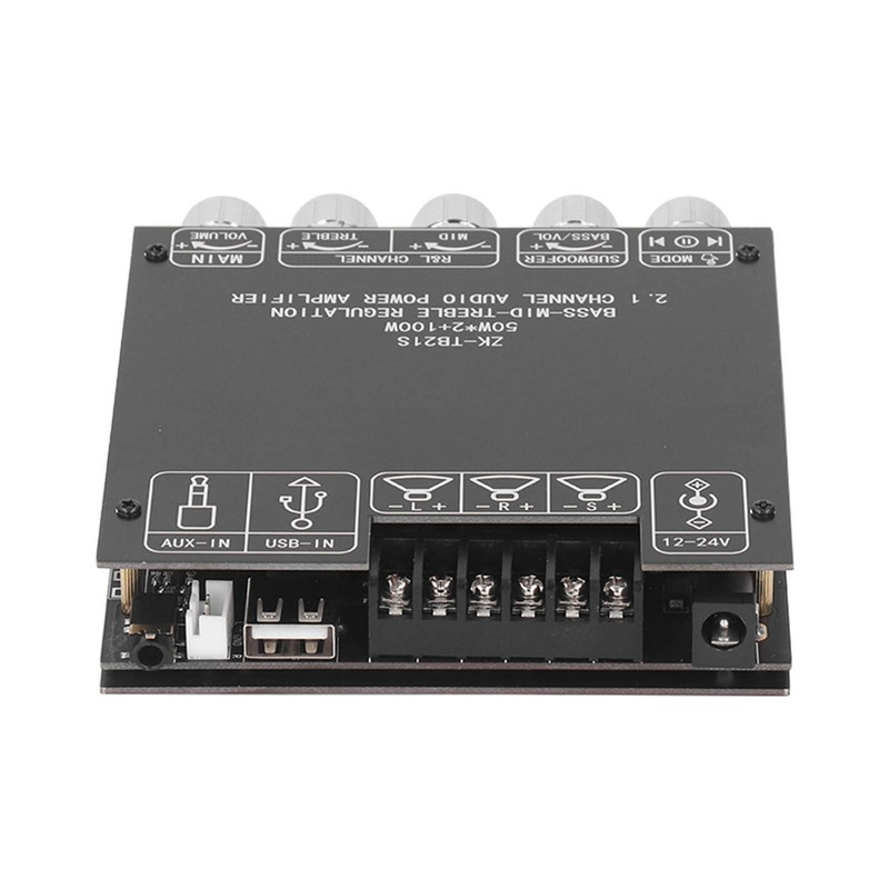 Bluetooth Power Amplifier Board Subwoofer 2.1 Channel 50W 50W 100W