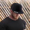 Trendy Apparel Shop Flexfit Oversize XXL Structured Blank Flatbill Snapback