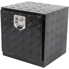 autoparts-depot 18"x 17"x18" Aluminum Storage Tool Box For Truck Garage Home Office