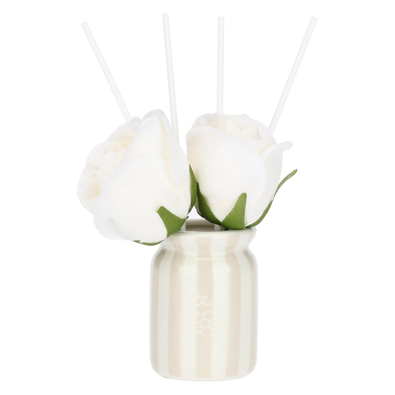 Set diffusore con rose, grigio