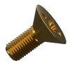 M6 (6mm x 20mm) Brass Phillips Countersunk Machine Screws Metric