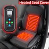 XUKEY W/Smart Remote Car Seat Cover Cushion Heated Warmer Driver