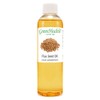 Flaxseed Oil 100% Pure Organic Cold Pressed - 4oz