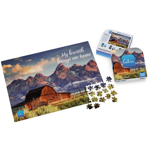 300-Piece Calm Jigsaw Puzzle for Relaxation, Stress Relief, and Mood