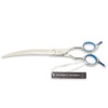 HASHIMOTO Dog Grooming Scissors, Curved Scissors for Dog Grooming, 7.5