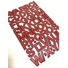 XIAXIN Waterproof PVC Alphabet Sticker Set Weatherproof Waterproof Roman Characters