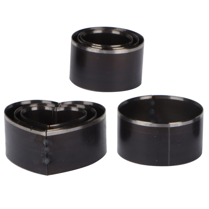 10 Piece Leather Cutting Dies Set Carbon Steel Multiple Shapes