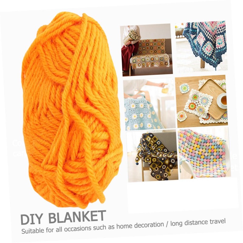 KONTONTY 12Pcs Handmade DIY Knitting Woolen Yarn Soft Durable Craft
