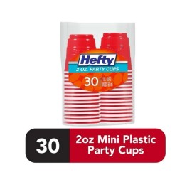 Hefty  Hefty 2oz Party Cups - Disposable Mini Plastic Cups - 30 Count