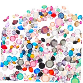 Mikinona Colorful Glass Rhinestones for Nail Art of Pointed Back Gems Lightweight and Durable Nail Decorations for Manicure Charms and DIY Fingernail Designs