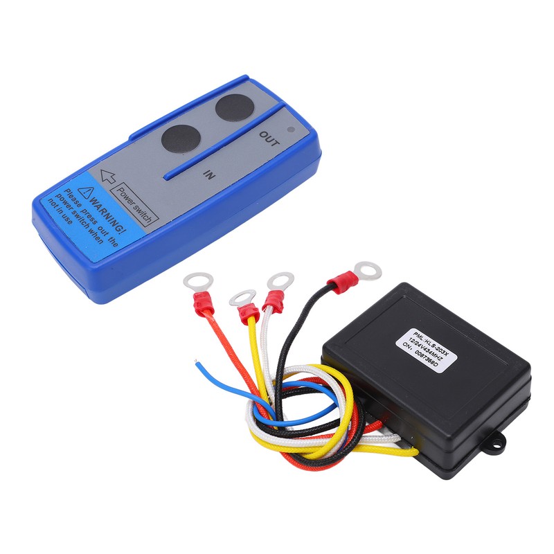 Wireless Winch Remote Control Kit 434MHZ Receiver 12V 24V Switch