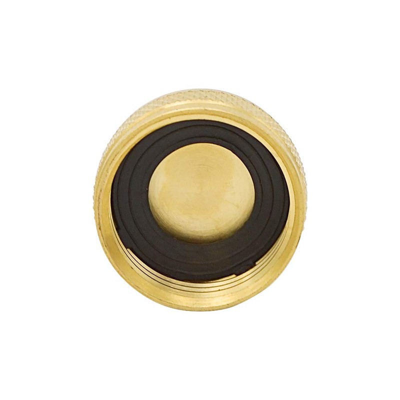 HYDRO MASTER 0712901 Brass Garden Hose Cap, 2 Pack of