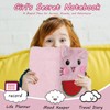 PESLNG Secret Diary Girl with Lock, Plush Notebook with Padlock,