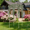 Garden Arch Arbor,Wedding Arch,Garden Trellis for Climbing Plants,Metal Arch Backdrop