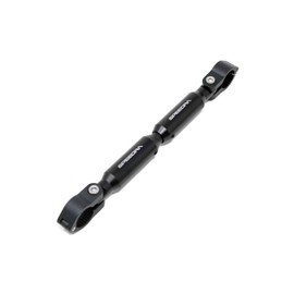 Speedra SSK Adjustable Motorcycle Handle Brace, 8.9 to 13.0 inches (225 to 330 mm), Clamp Color: Black, Center Bar Color: Matte Black