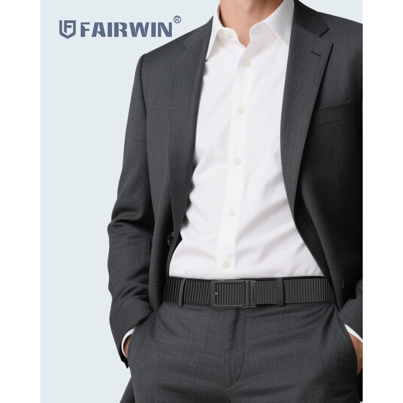 FAIRWIN Golf Belt 2 Pack Ratchet Belt for Men Adjustable