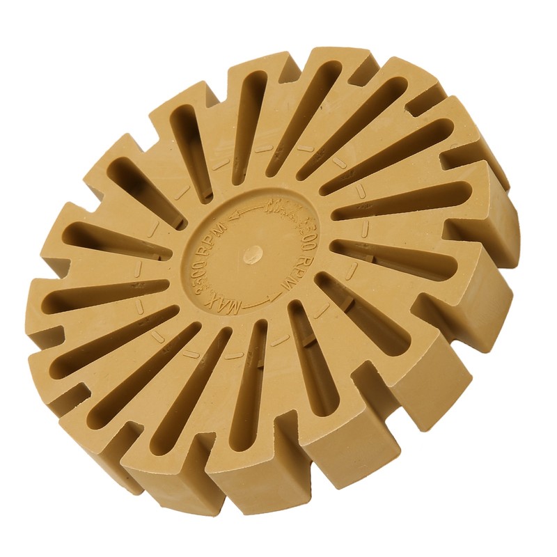 4in Removing Rubber Eraser Wheel Round Fan Blade Electric Hand
