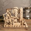 ROKR 3D Wooden Puzzles Marble Run Mechanical Model Kit for