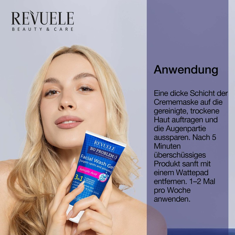 Revuele No Problem Facial Cleansing Gel with Salicylic Acid -